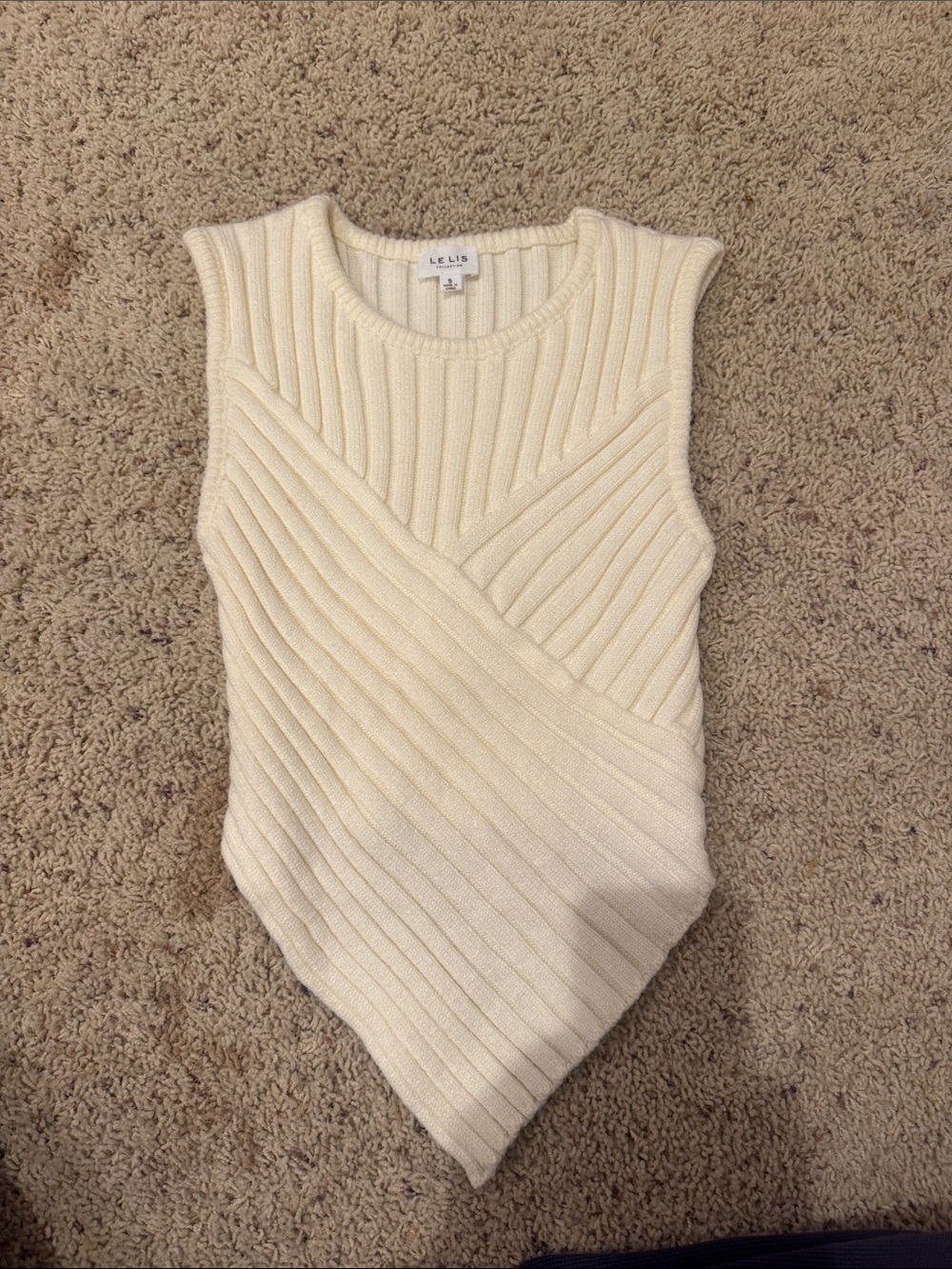 Le Lis cream sweater top